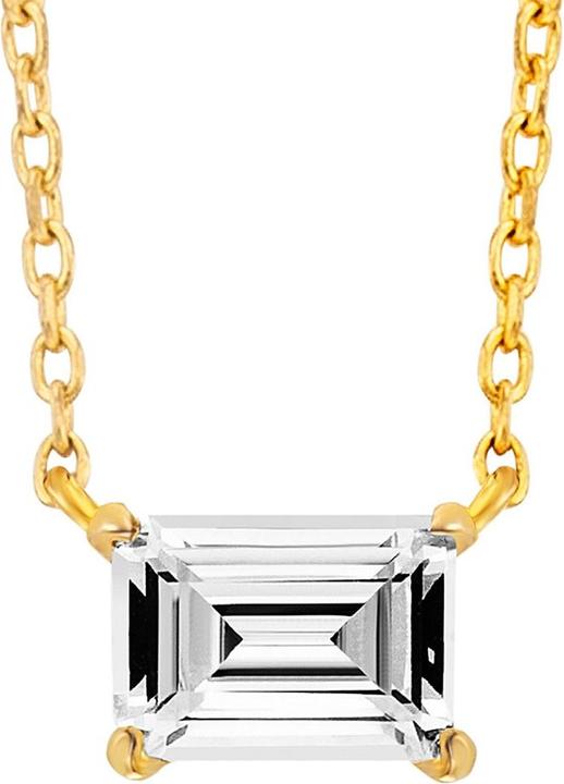Produktbild Julie Julsen Halskette mit Anhänger Rectangle (Silber 925)