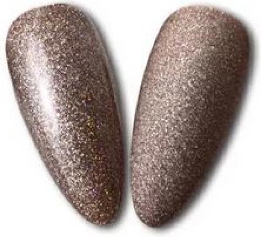 Image du produit Canni Vernis en gel Ombre à paupières C046 UV/LED (Marron pailleté, Vernis à ongles effet gel)