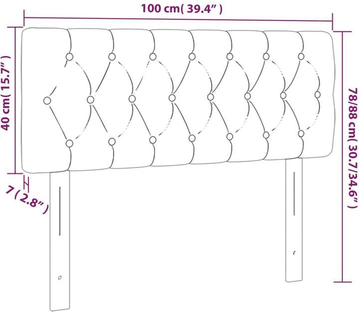 Immagine prodotto VidaXL Lea (100 x 7 x 88 cm)