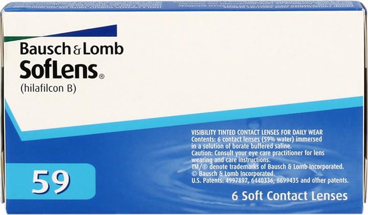 SofLens 59 lenti mensili (6 Pezzo/i, Obiettivo mensile, Sferico)