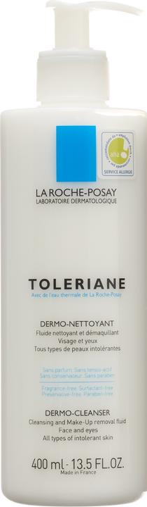 La Roche Posay Toleriane Reingungsfluid Gesichtsreinigung für empfindliche, trockene Haut (Reinigungslotion, 400 ml)