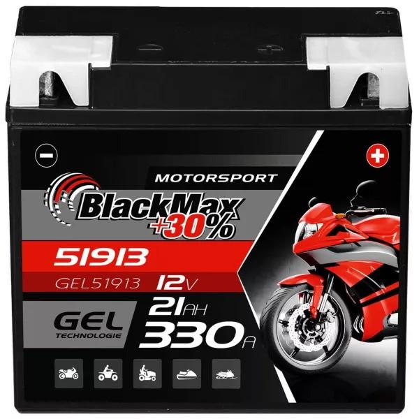 Image du produit BlackMax G19 BMW Motorradbatterie Gel (DIN 51913) (12 V, 21 Ah, 330 A)