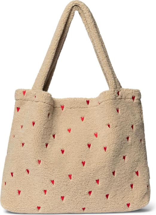 Image du produit Studio Noos Ecru Teddy Hearts Mom Bag