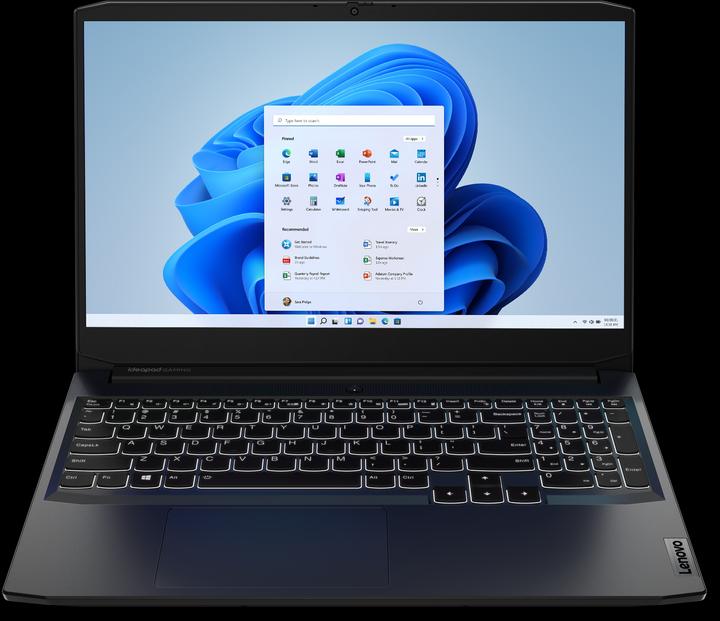 Produktbild Lenovo IdeaPad Gaming 3 (15.60", AMD Ryzen 7 5800H, 16 GB, 512 GB, DE)
