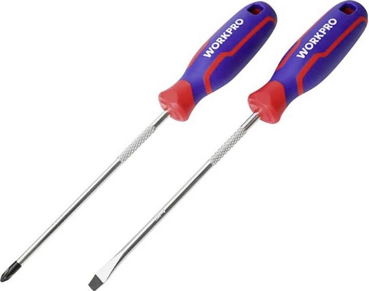 Produktbild Workpro 6 tlg Universal Schraubendreher-Set PH0, PH1, PH2