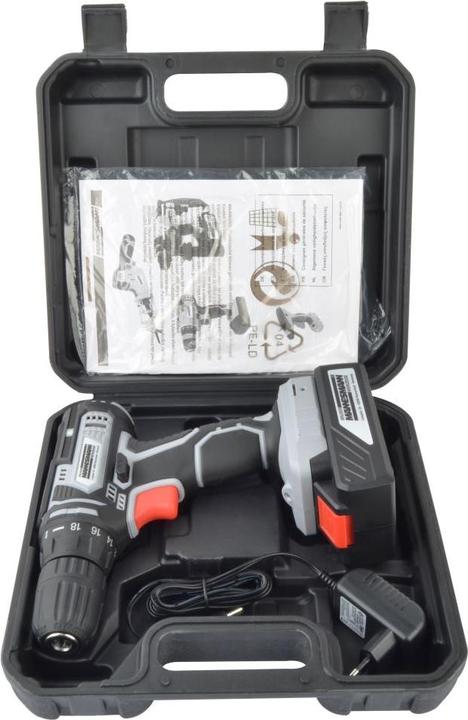 Actual product image Mannesmann Cordless drill screwdriver 24V (Rechargeable battery operated)