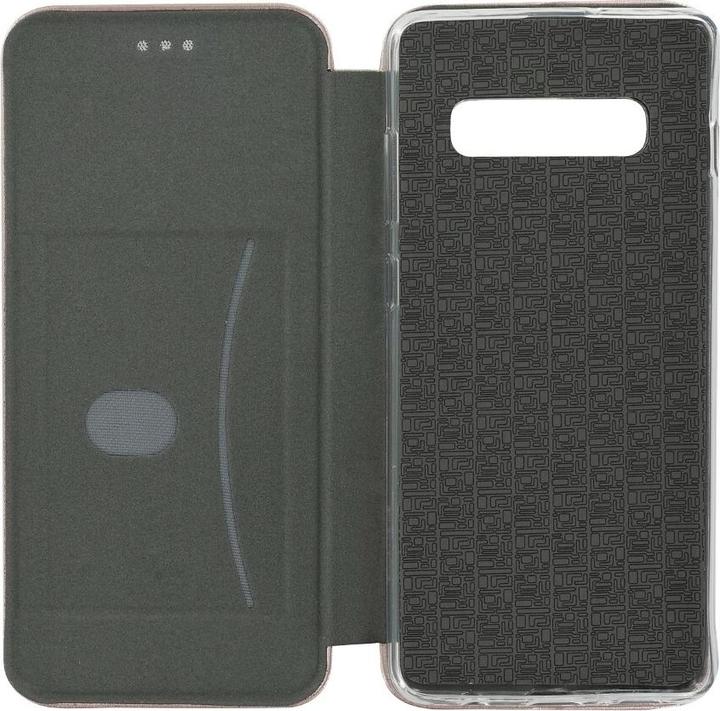 Actual product image OEM Samsung Flip Cover for Galaxy S10 Plus rose gold (Samsung Galaxy S10+)