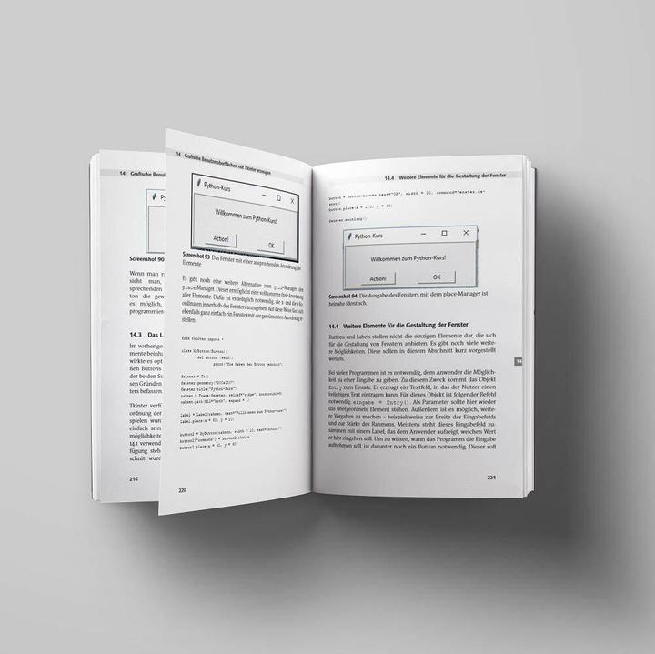 Immagine prodotto Python 3 Programmieren für Einsteiger (Tedesco, Michael Bonacina, 2018)