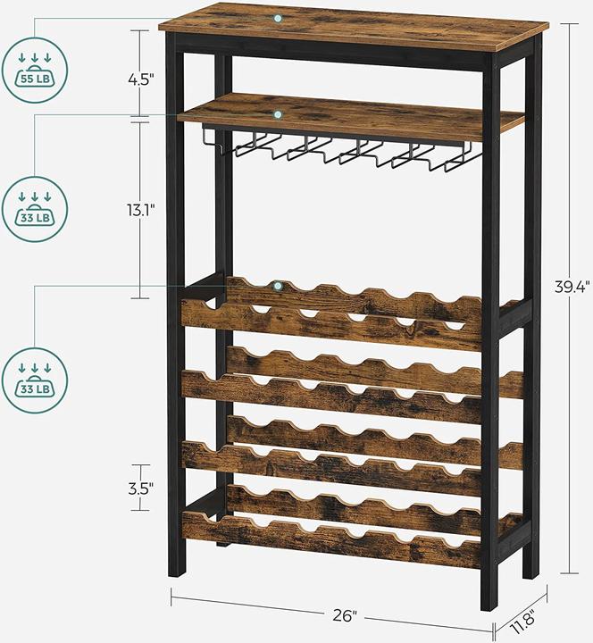 Actual product image Songmics Havanna (66 x 30 x 100 cm)