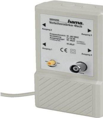 Immagine prodotto Hama Amplificatore di distribuzione 4-fold (Amplificatore)
