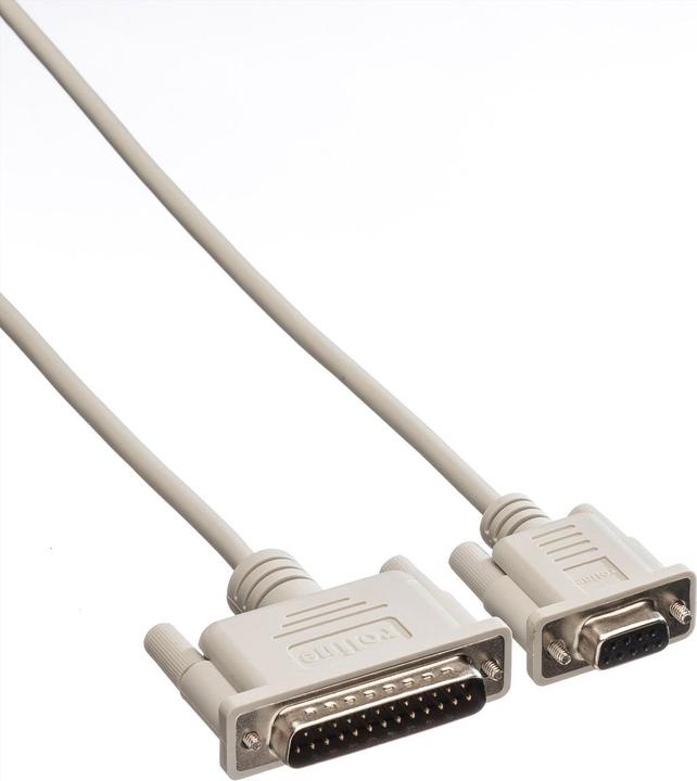 Roline DB9-Bu a DB25-St (3 m, VGA)