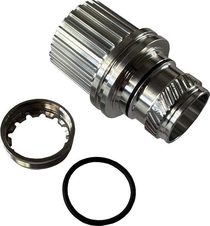 Image du produit Chris King R45 Freilaufkörper Conversion Kit ohne Achse Shimano Microspline, Ceramic-Lager, silver