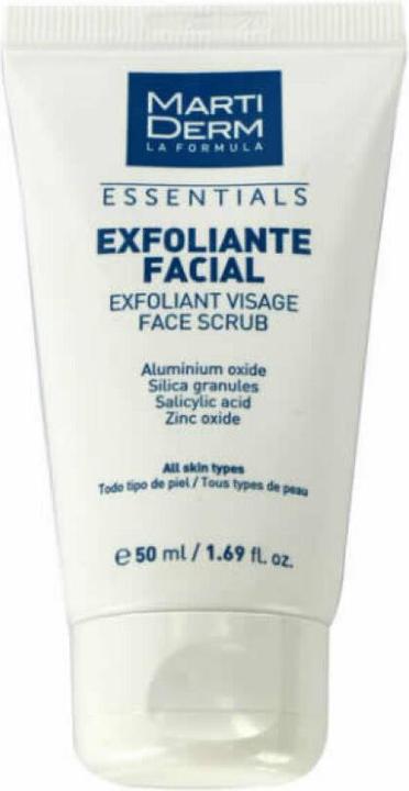 Actual product image Martiderm Essentials Exfoliating Face Cream 50 ml (Cleansing lotion, 50 ml)