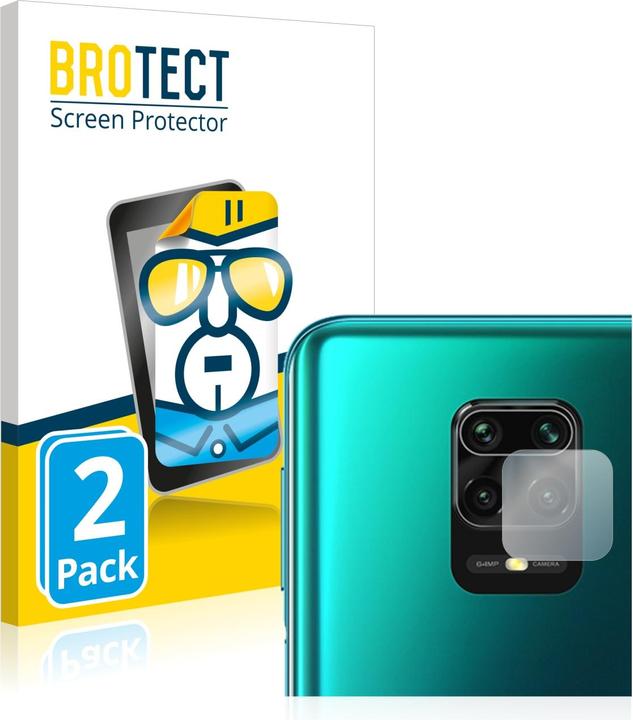Produktbild BROTECT Schutzfolie Displayschutz Klar (2 Stück, Xiaomi Redmi Note 9 Pro Max)