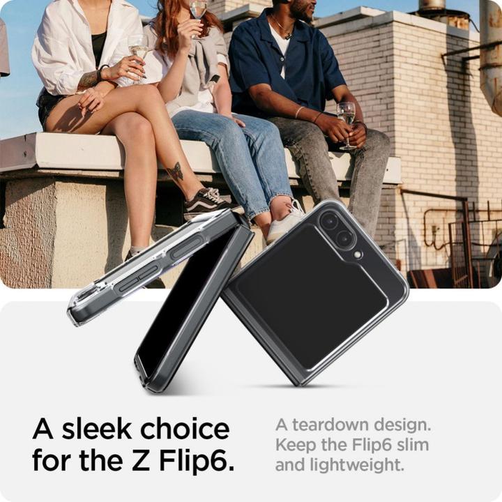 Actual product image Spigen Airskin PC Back Cover Transparent Samsung Galaxy Z Flip 6 (Samsung Galaxy Z Flip6)