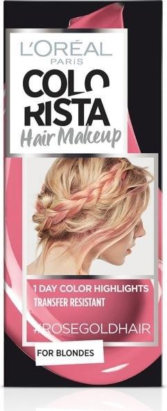 L'Oréal Paris L’Oréal Paris Colorista Hair Make Up, Pink, Rose Gold, Weiblich, Blond, Braun, Röhre, 1 Stück(e) (Rose Gold)