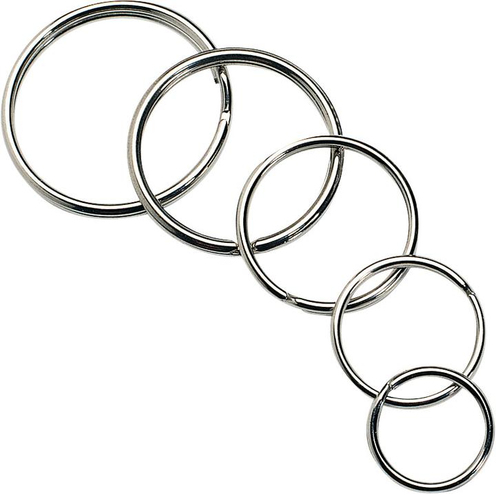 Produktbild Rieffel Schlüsselringe assortiert 8050 SB/10 ASS.