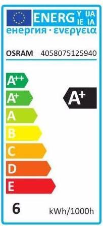 Energie-Label Osram Led Superstar R50 (E14, 5.90 W, 345 lm, 1 x, G)