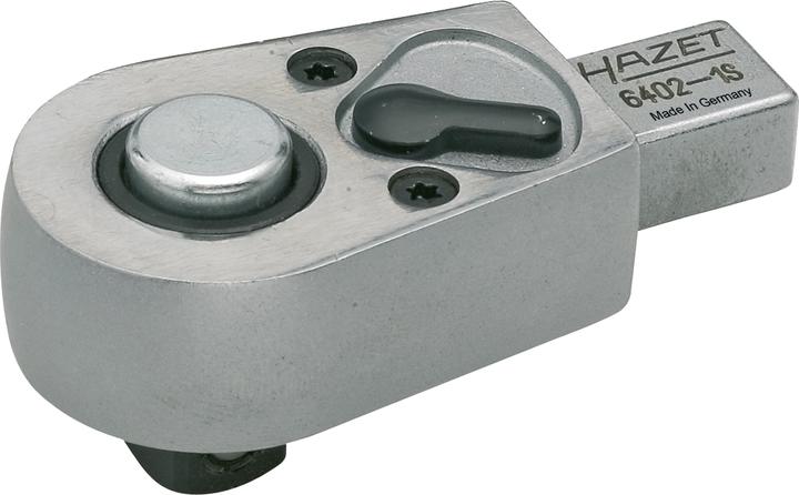 HAZET Insert reversible ratchet 6404-1S ∙ Insert square 14 x 18 mm ∙ Square, solid 12.5 mm (1/2 inc…