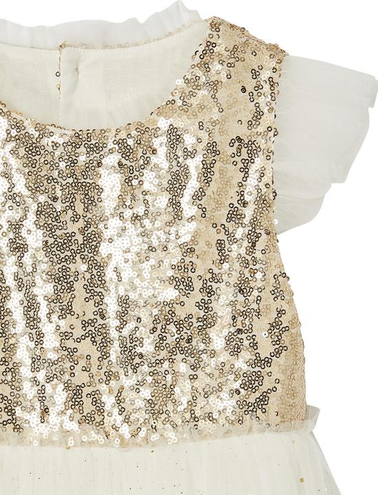 Immagine prodotto Vertbaudet Mädchen Festkleid mit Pailletten und Glitzertüll (92)