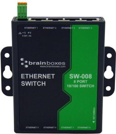 Produktbild Brainboxes 8 Port Unmanaged Ethernet (8 Ports)