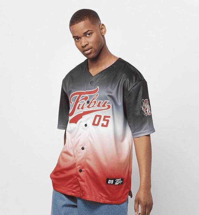 Produktbild Fubu Trikot Varsity Baseball Jersey Gradient (S)