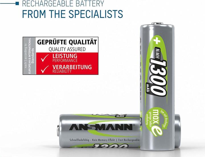 Produktbild Ansmann maxE (4 Stk., AA, 1300 mAh)
