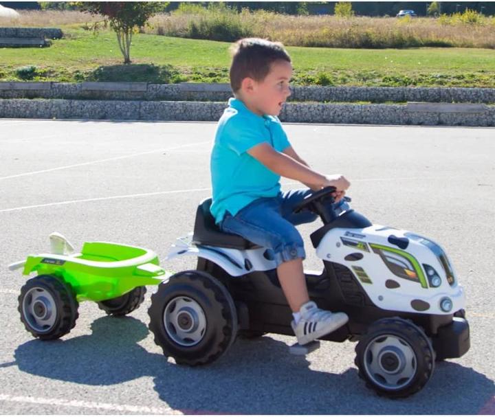 Produktbild Smoby Traktor mit Anhänger-Kuh print