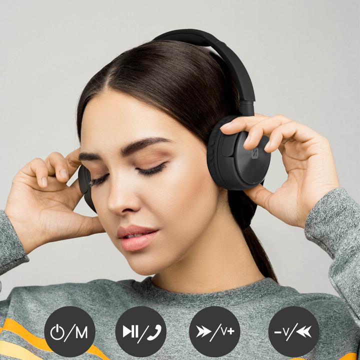 Actual product image Swissten Trix, FM tuner / Micro SD connector (8 h, Wireless)