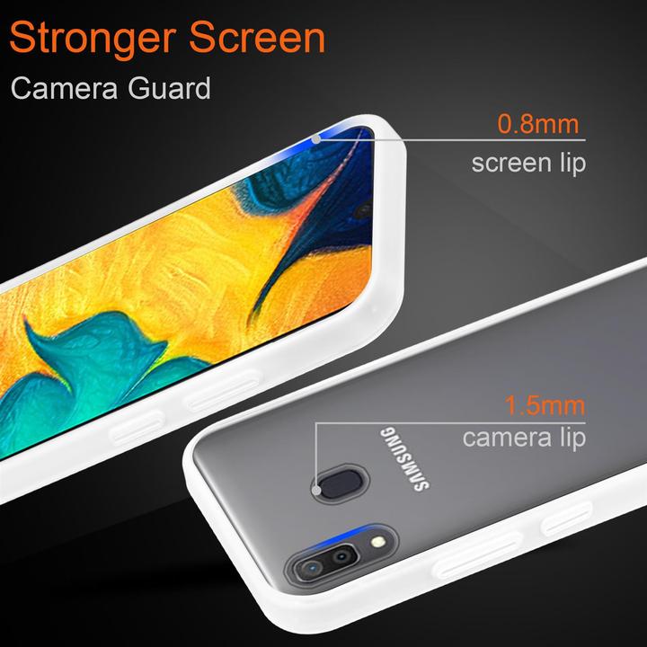 Produktbild Cadorabo Hybrid Matt Cover (TCL A30, Samsung Galaxy M10s, Samsung Galaxy A20)