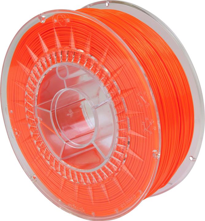 Actual product image Extrudr PETG Neon Orange 1.75 mm 2.500 g (PETG, 1.75 mm, 2.50 g, Orange)
