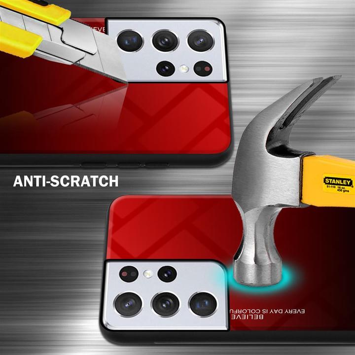 Produktbild Cadorabo TPU 2 Farben Glas Cover (Samsung Galaxy S21 Ultra)