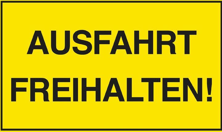 Produktbild Exacompta Schild "Ausfahrt freihalt"