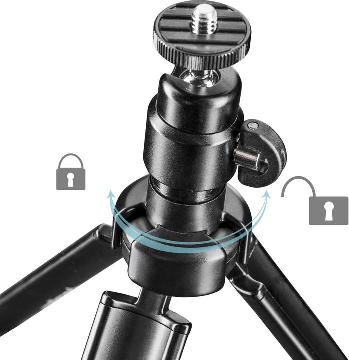 Immagine prodotto Walimex pro pro Easy 38 da tavolo e treppiede per telecamera (Metallo)