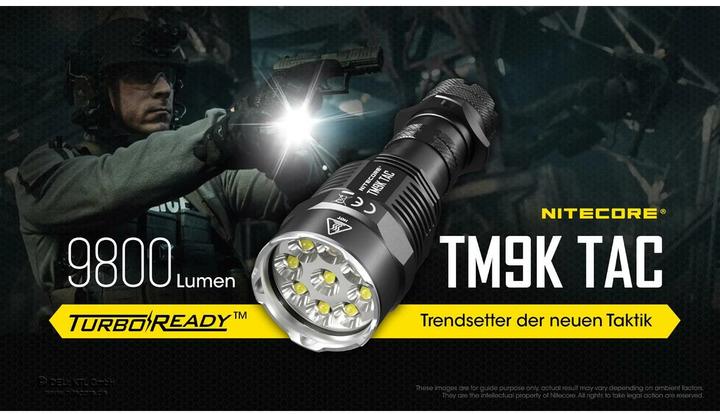 Immagine prodotto Nitecore TM9K TAC - 9800 lumen (12.50 cm, 9800 lm)