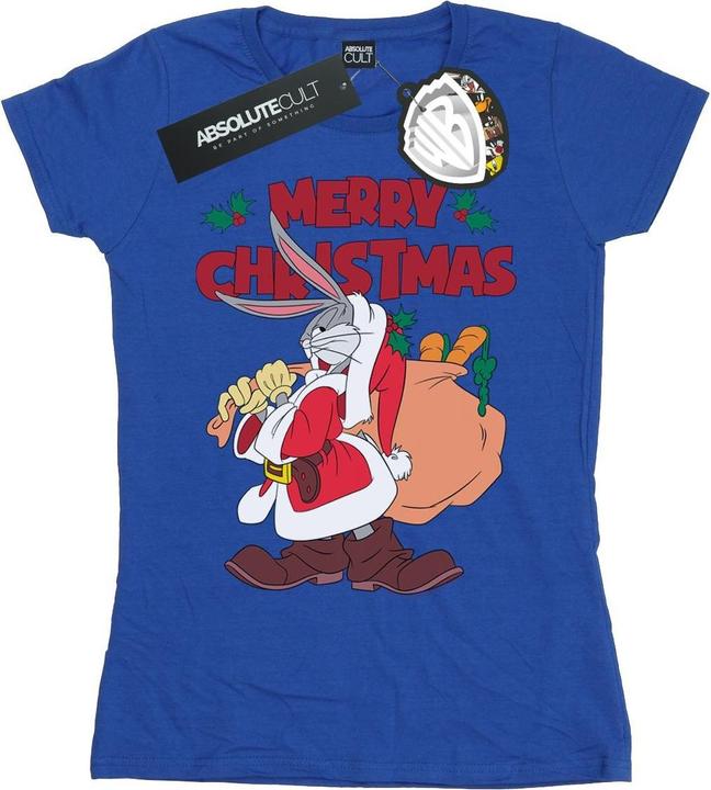 Immagine prodotto Looney Tunes Santa Bugs Bunny Maglietta Donna (S)