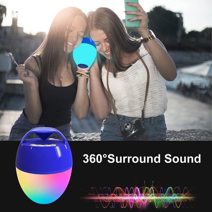 Produktbild KingSom Schwimmender Bluetooth Lautsprecher, Blau
