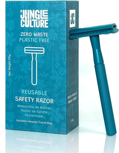 Jungle Culture - Wiederverwendbarer Rasierhobel in Aquagrün