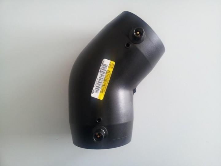 Actual product image Agru Frank AGRU-FRANK elbow PE 110/45 - 25.170.0110.11