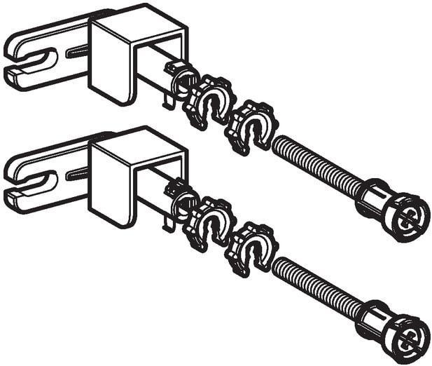 Actual product image Geberit Holders, WC frame Duofix