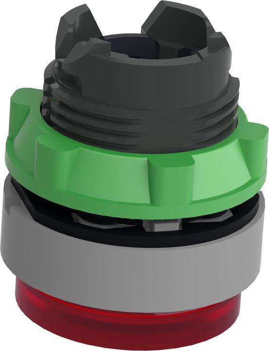 Image du produit Schneider Electric Bouton-poussoir lumineux, frontal, dépassant, ZB5AW143C0