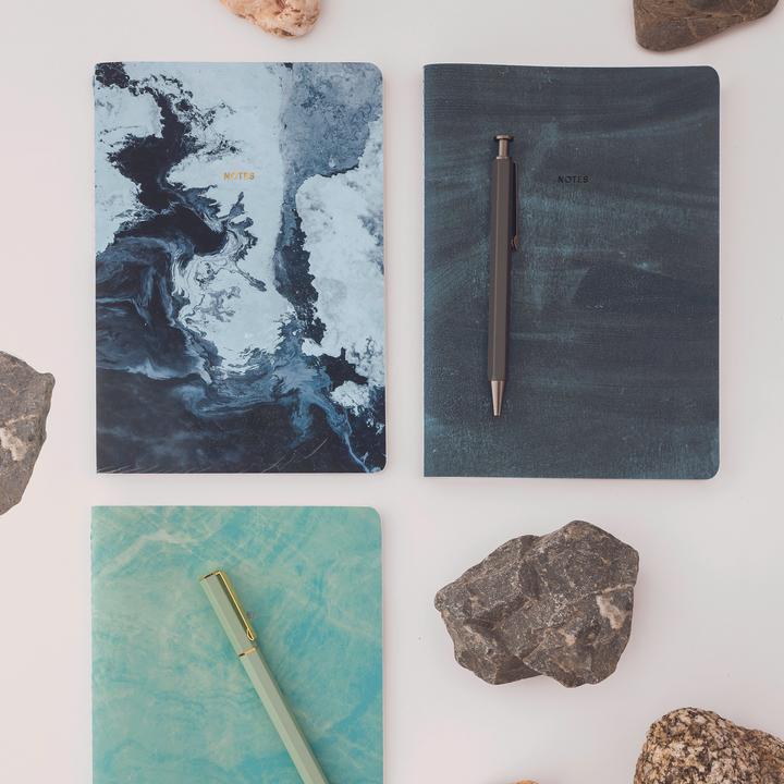 Image du produit Miquelrius Carnet de notes A5 Stone Sea (A5, Blanc, Non contraignant)