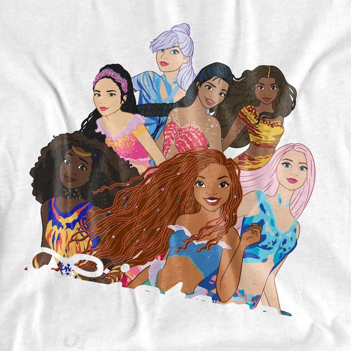 Immagine prodotto The Little Mermaid Sisters Of The Sea Maglietta Ariel Adulto Unisex (XL)