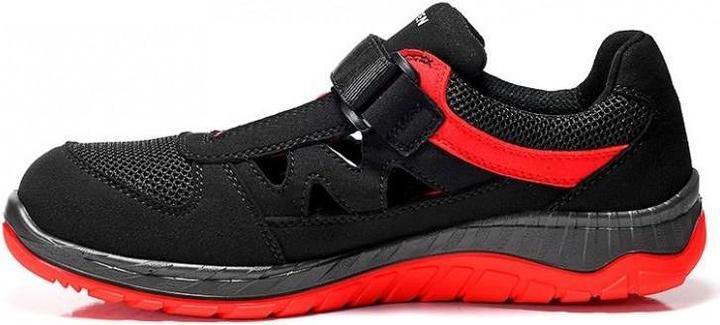 Actual product image Elten Shoes Lonny Red Easy ESD S1P, black / red 42 (S1P, 42)