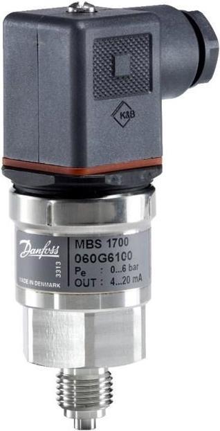 Actual product image Danfoss pressure transmitter MBS 1700 for general industry 0-16 bar G1