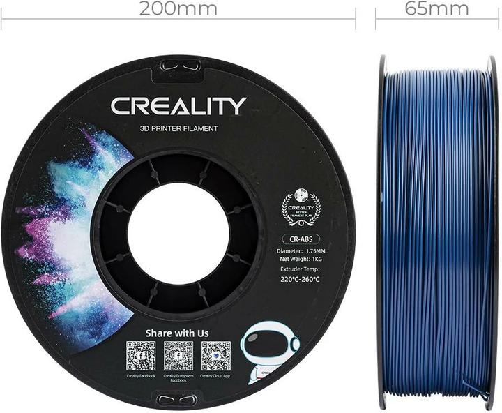 Image du produit Creality Filament (ABS, 1.75 mm, 1000 g, Bleu)