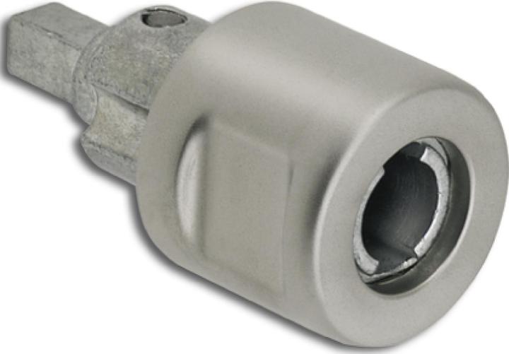 Actual product image Hekna MINI METALL SYSTEM 24 cylinder rotary knob right, nickel-plated matt zamak (1 pcs.)