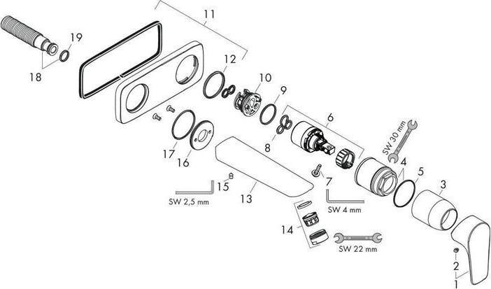 Produktbild hansgrohe Talis E Chrom