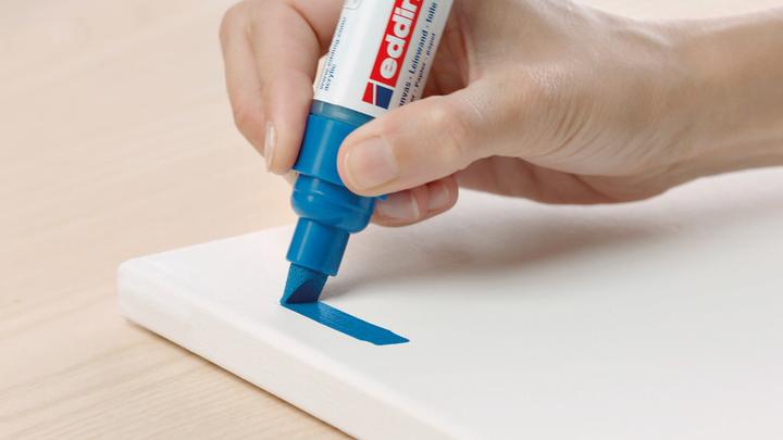 Actual product image Edding Acrylic marker 5000 Wide (Gentian blue, 10 mm, 1 x)