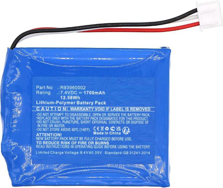 Immagine prodotto CoreParts Batteria 7,4V 1700mAh 12,58Wh (1700 mAh)